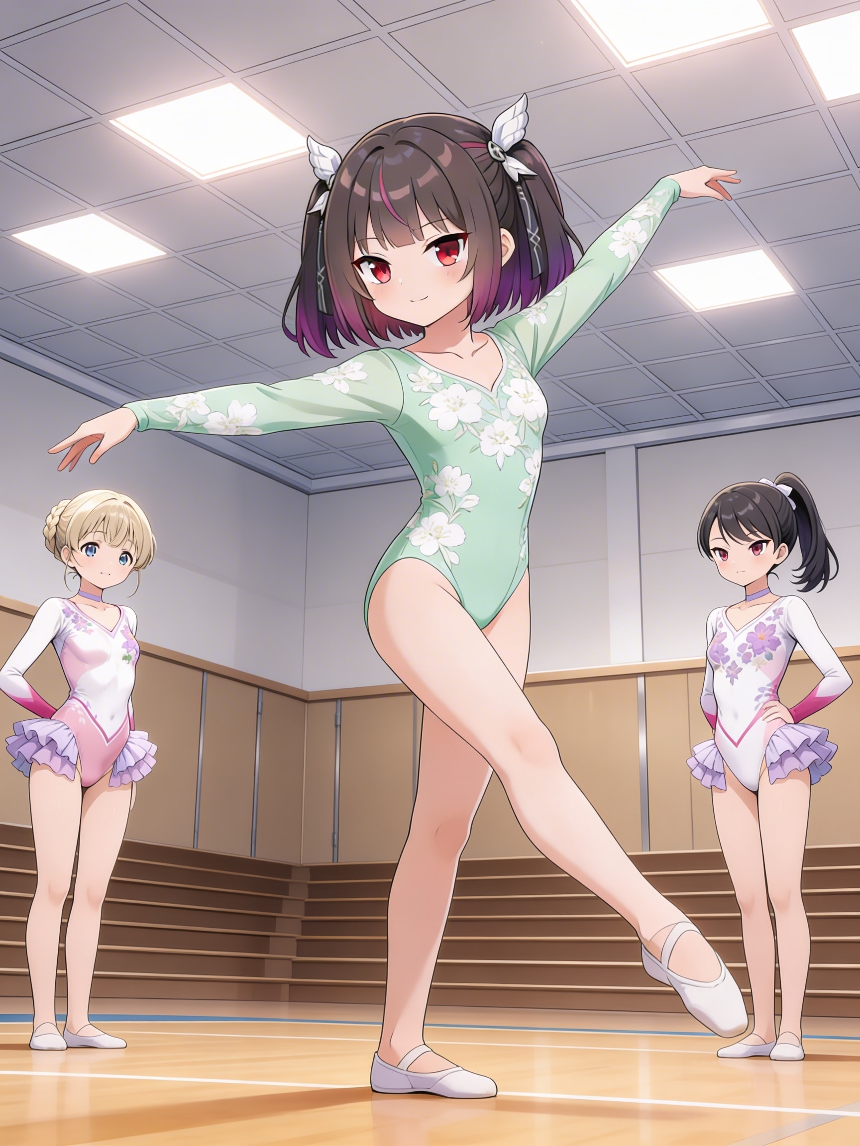 新体操部に入部したミテルちゃん