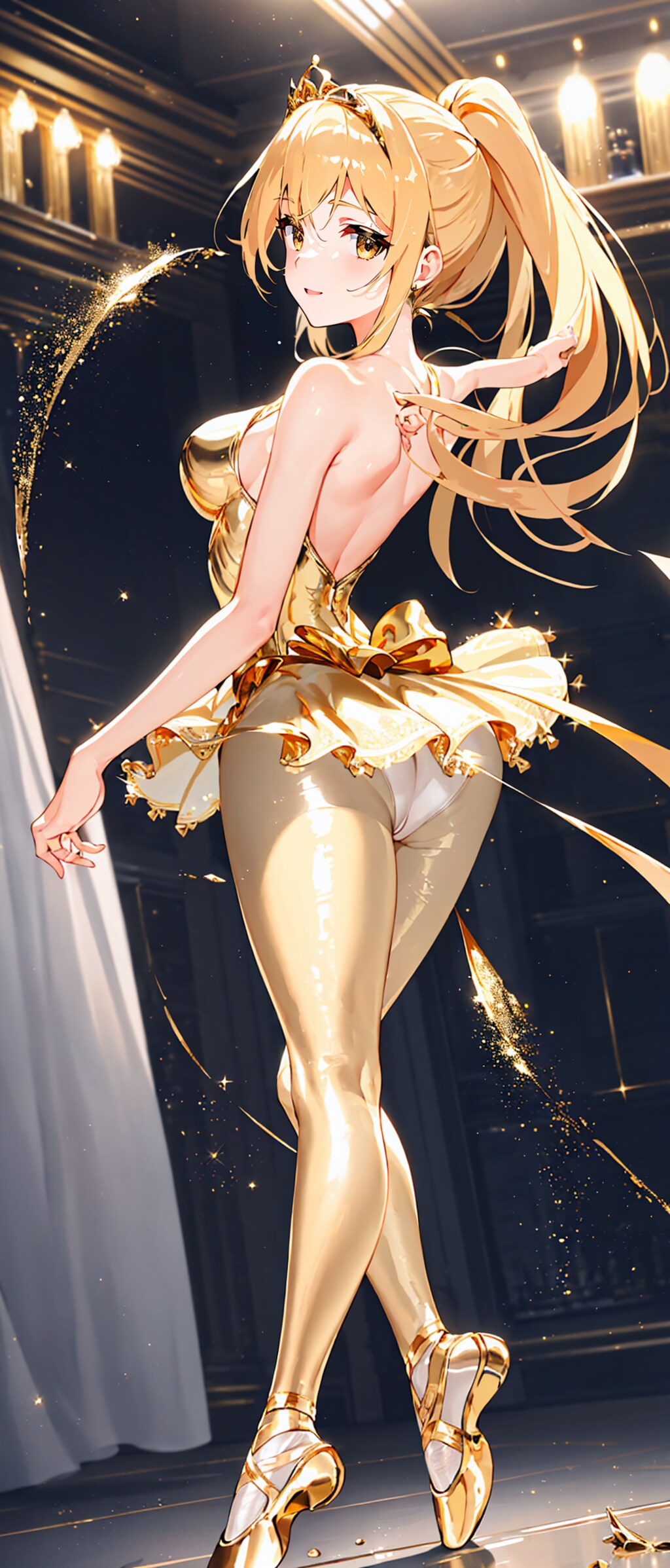 今日の金色バレリーナさん 8/27