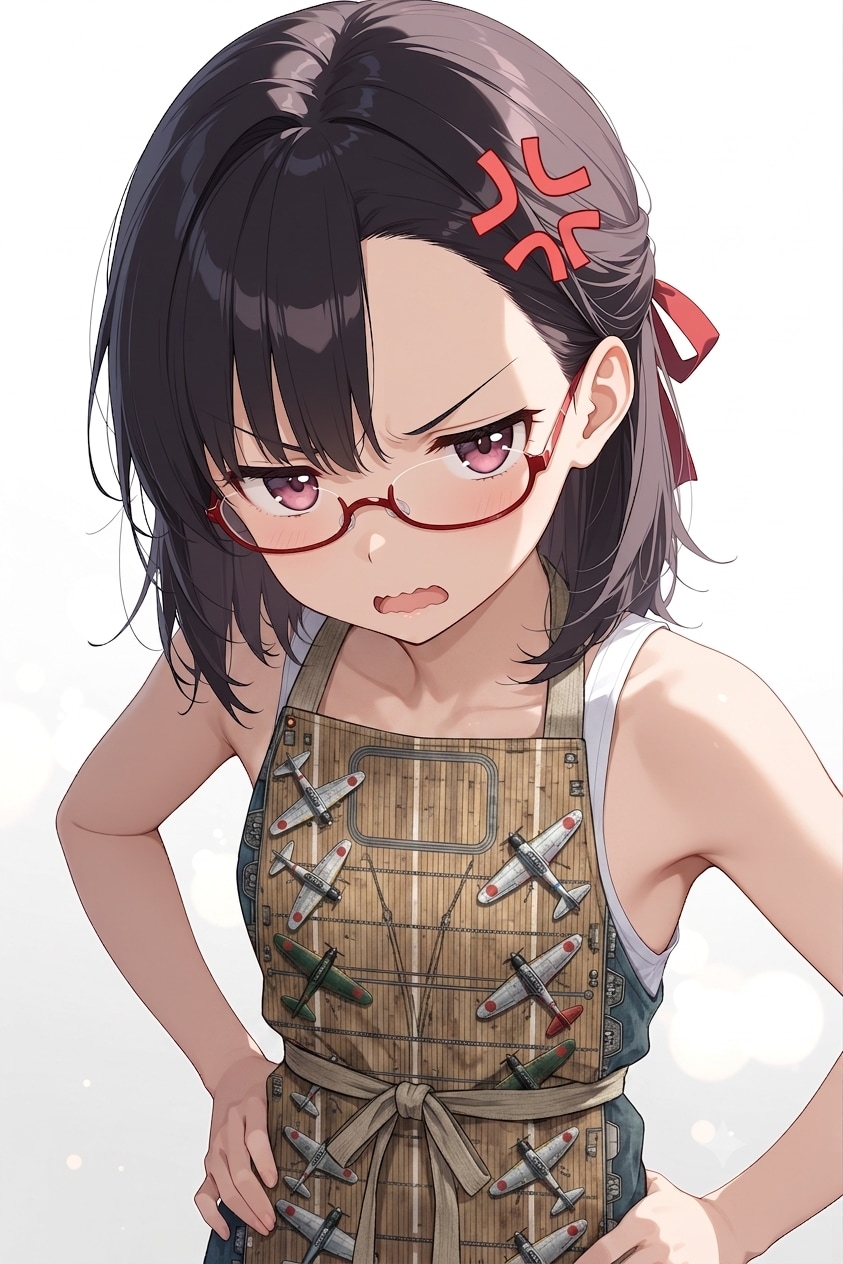 さやかさんにエプロンを着けてもらいました💦