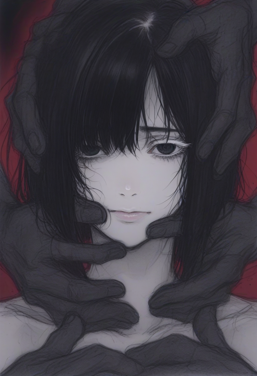 In despair