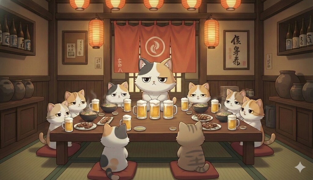 にゃんぱいの儀