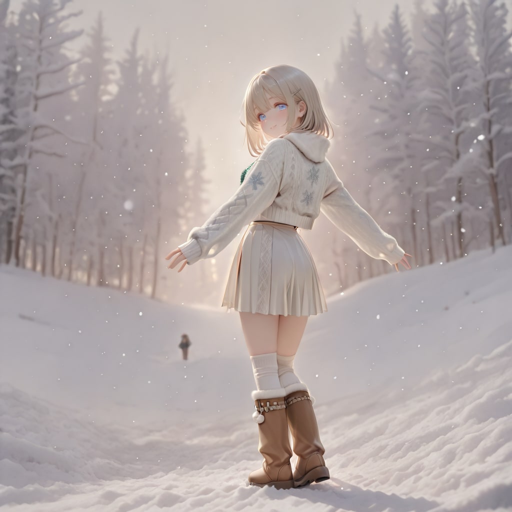 雪原 | の人気AIイラスト・グラビア