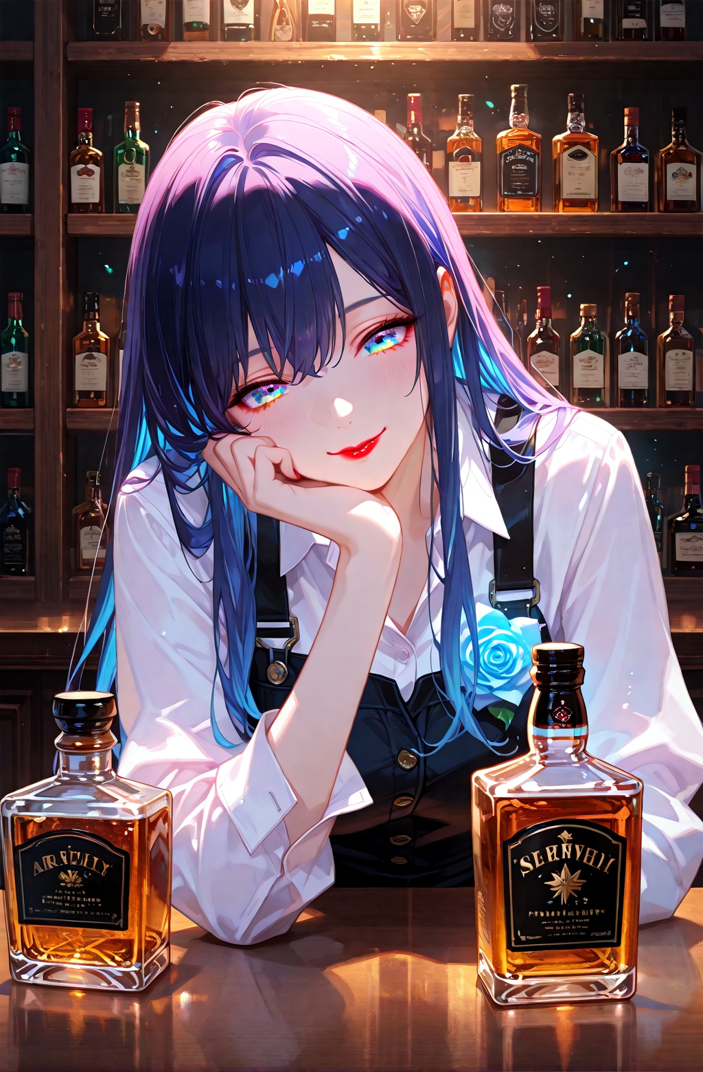 【借】バーテンダー麻美さん | の人気AIイラスト・グラビア