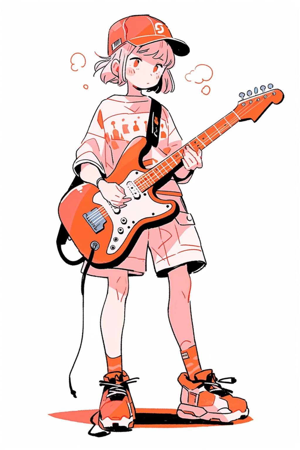ポップなギター姉さん
