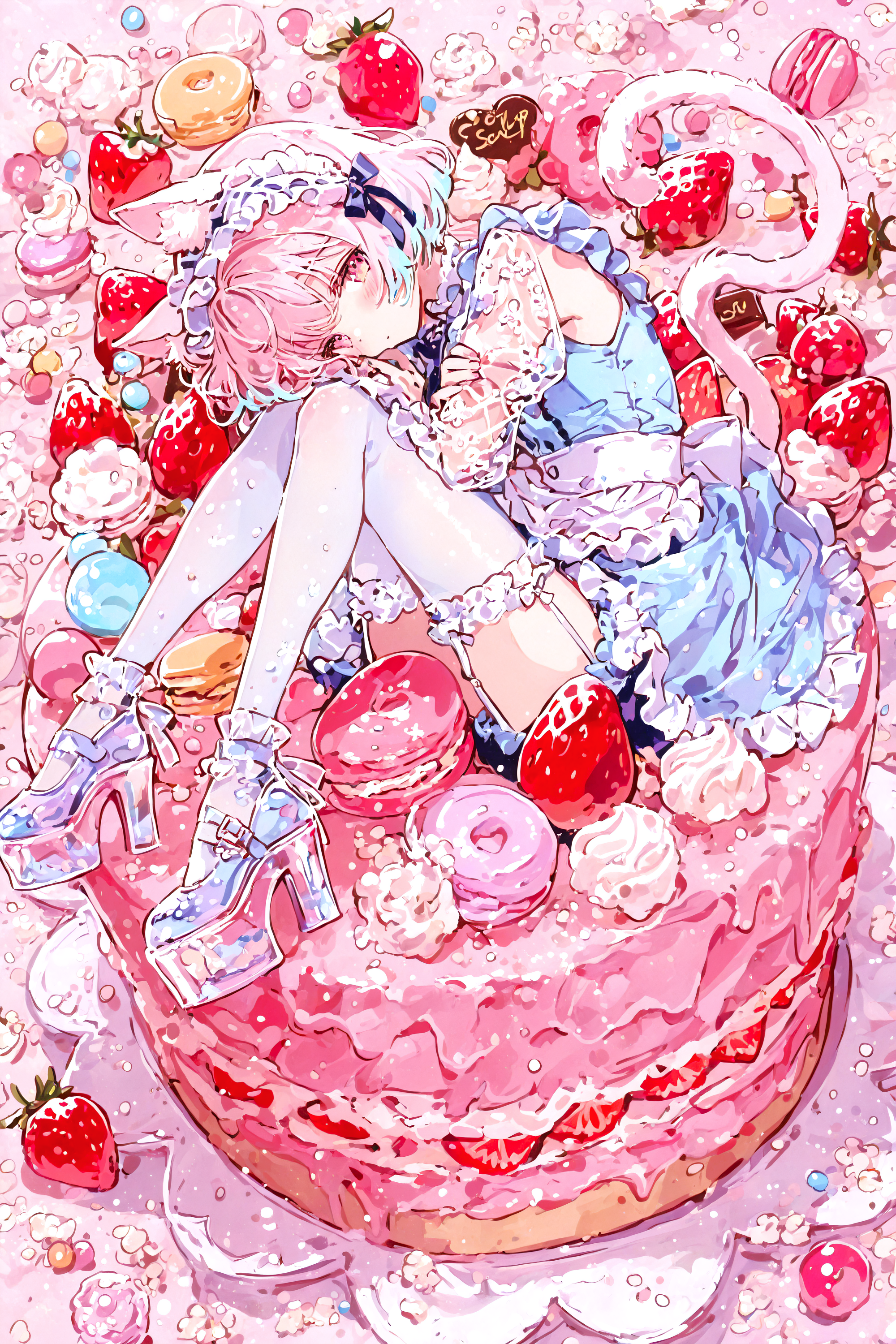 ネコミミメイド | の人気AIイラスト・グラビア