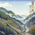 谷瀬の吊り橋 2枚目