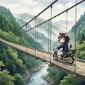 谷瀬の吊り橋 3枚目