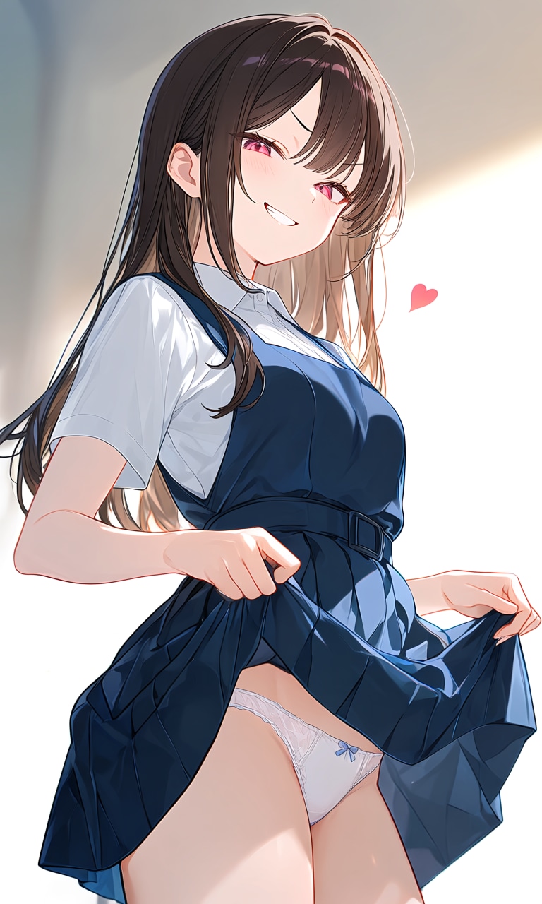 パンツ見れると思った？残念、スパッツでした～
