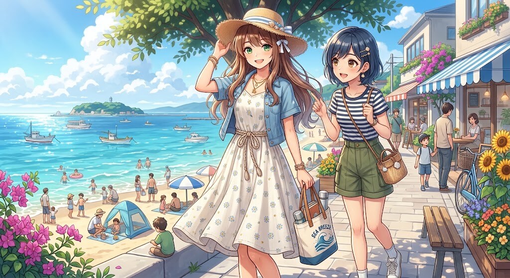 理想の夏コーデ
