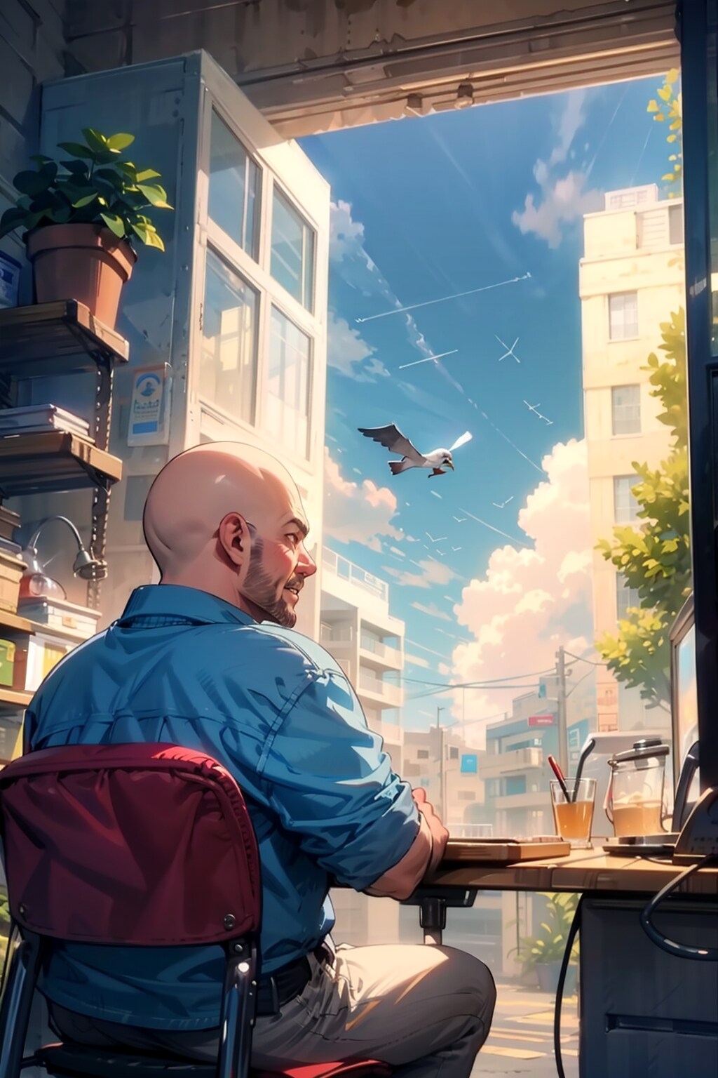 「空を飛びたいなぁ…。」