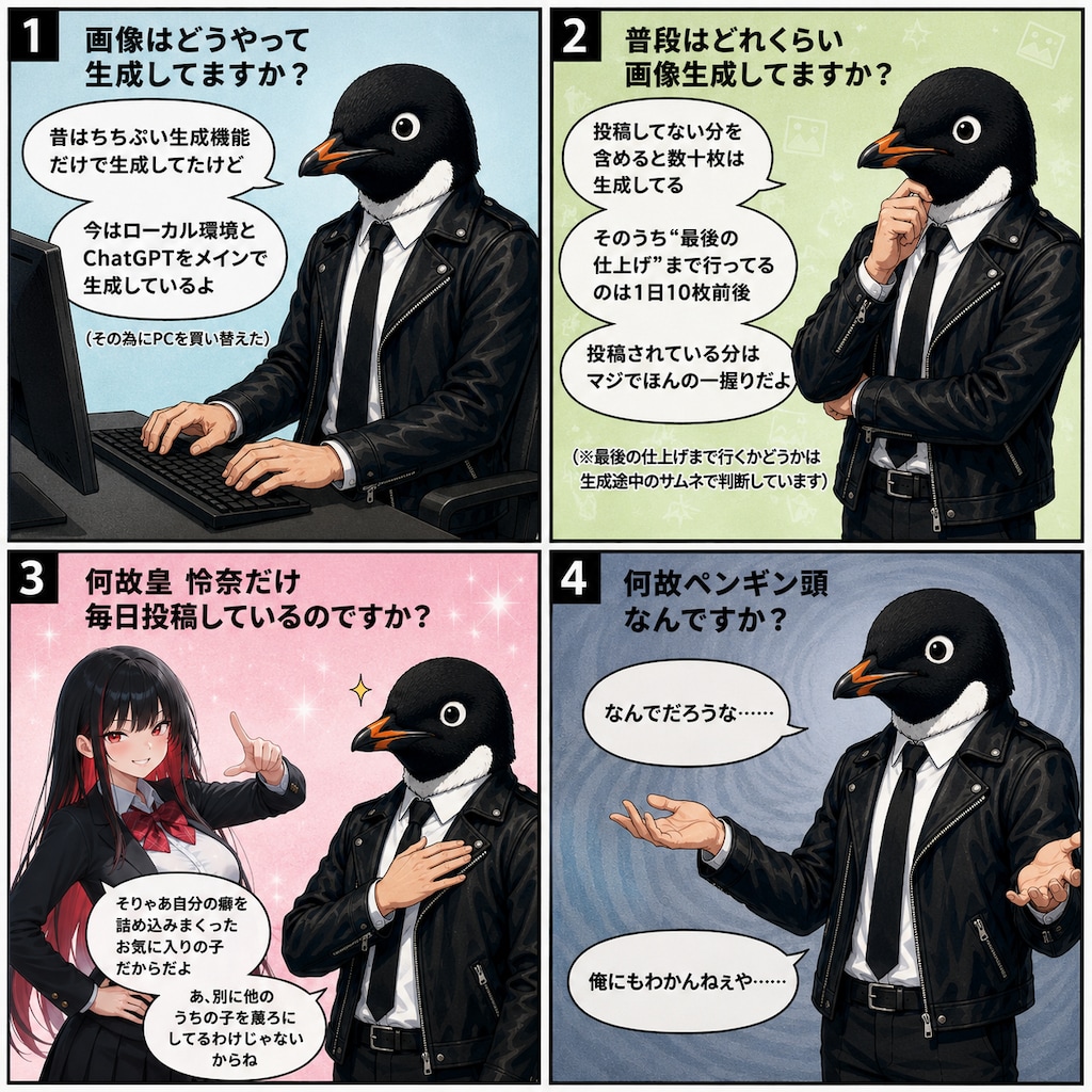 【自己紹介】これがペンギン頭野郎だ！