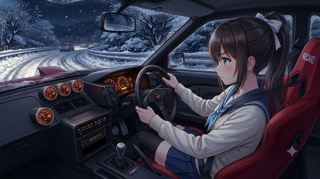冬の峠 ポニーテールちゃんMR2 AW11 S/C