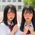 赤面女子。 4枚目