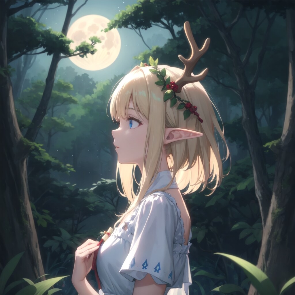 鹿角エルフさん