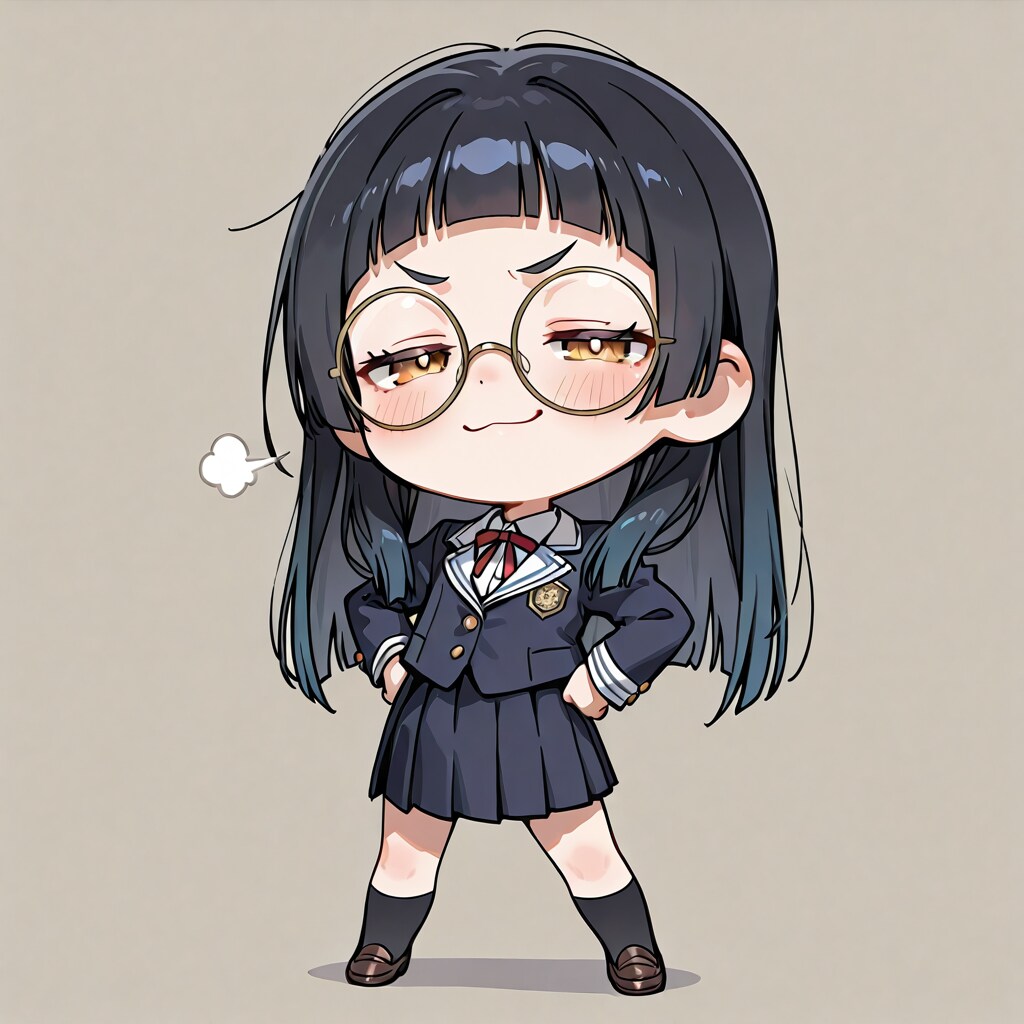 ちびぺたんこ委員長ちゃん3 | の人気AIイラスト・グラビア