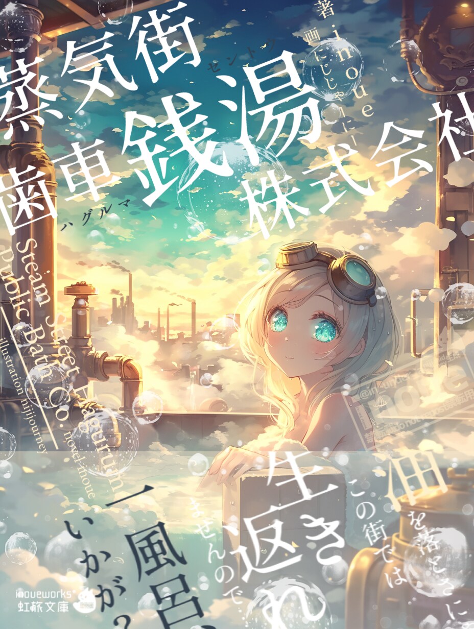 物語の表紙風