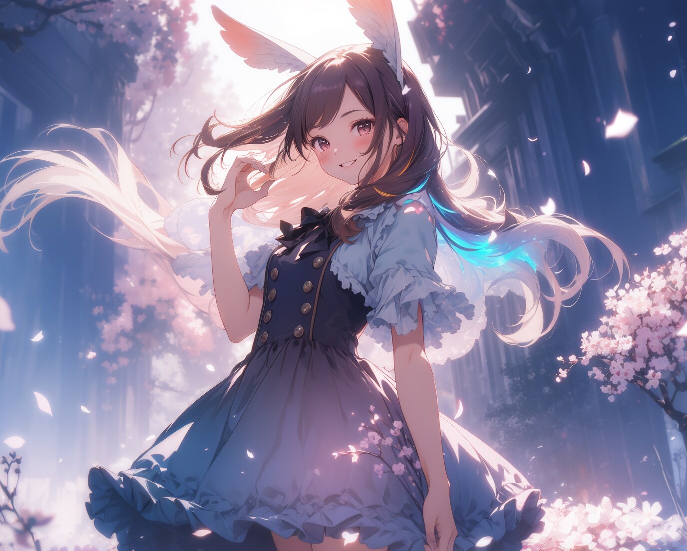 #10　うさ耳娘　春の散歩