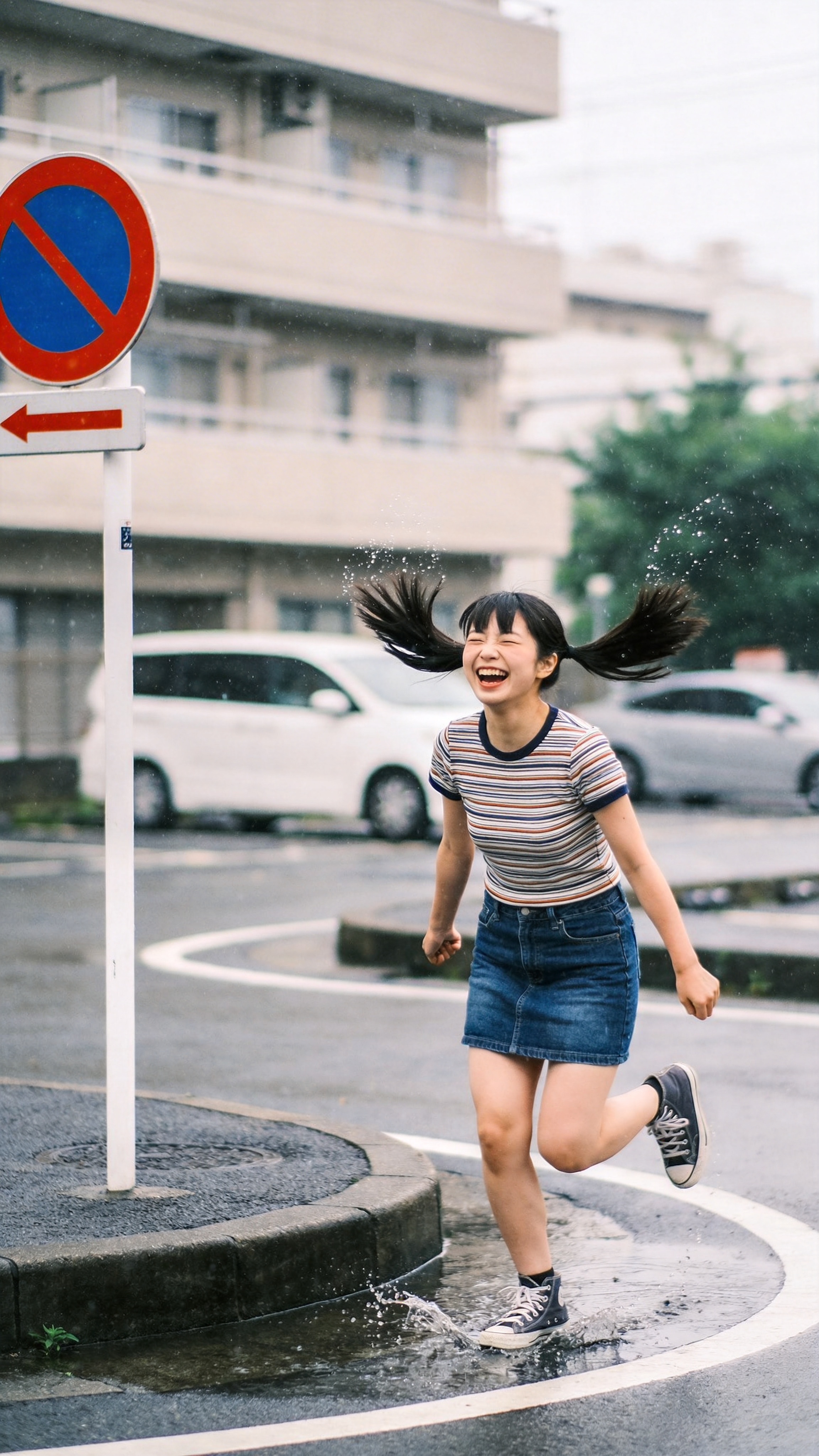 Laughter Scattered in Rainlight