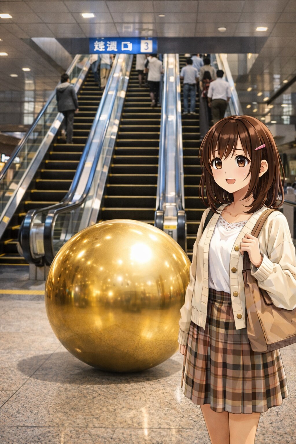 金の時計、球体になっていた件