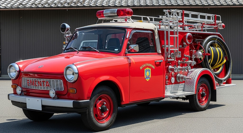 トラバント消防車