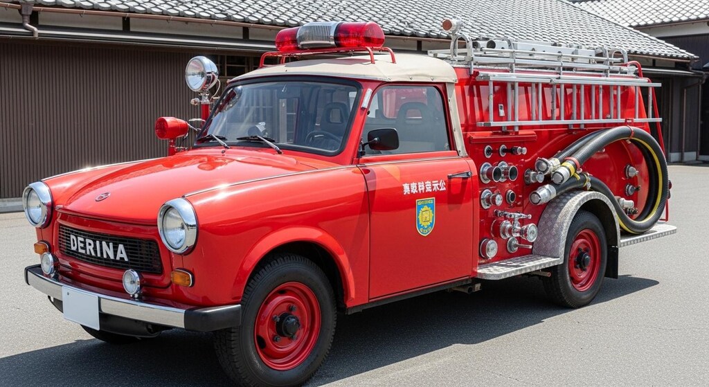 トラバント消防車