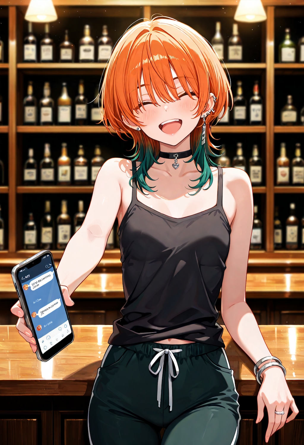 【宣伝】うちの子の1人、暁　レナのLINEスタンプができました！！