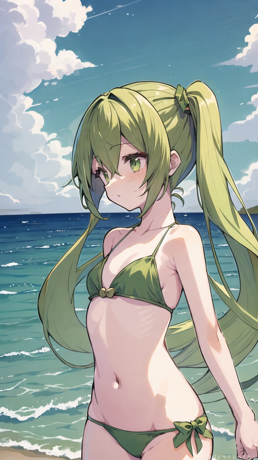 ミクさん水着