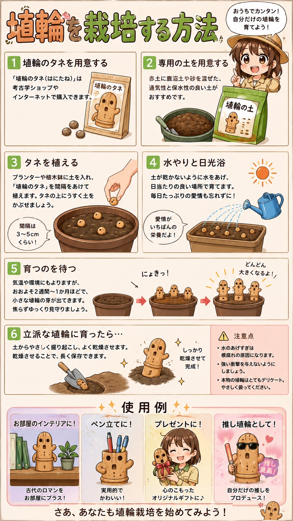 はにわの栽培方法 | の人気AIイラスト・グラビア