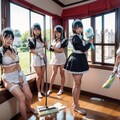 メイド隊大掃除 12枚目