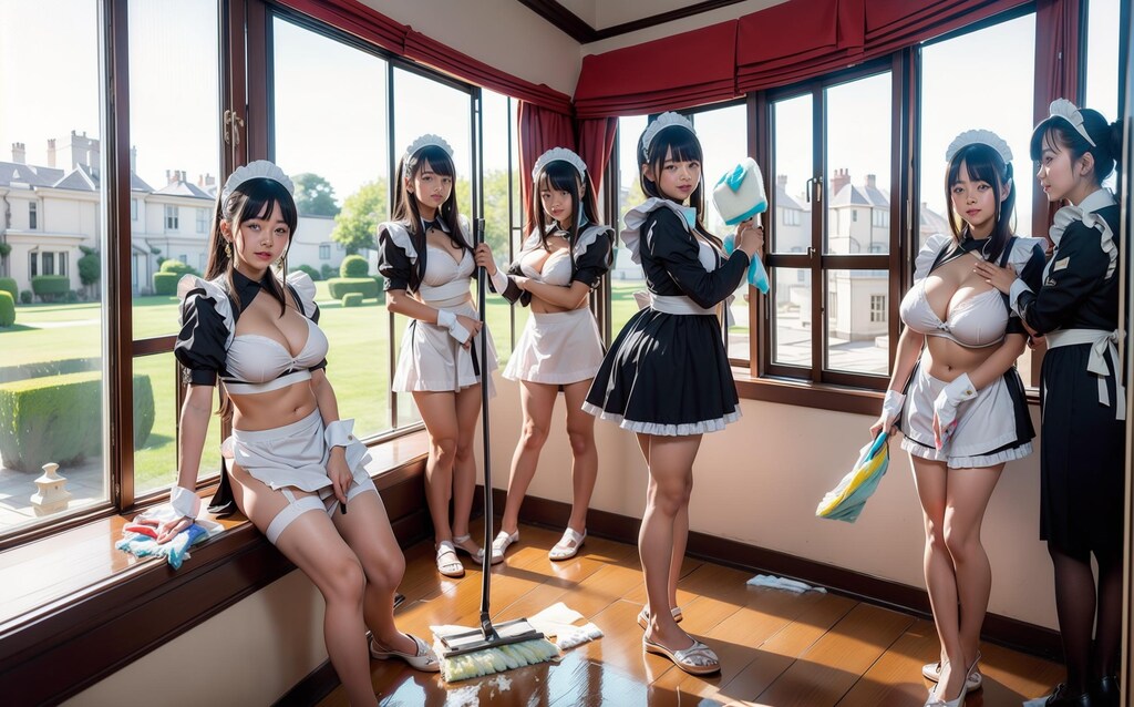 メイド隊大掃除