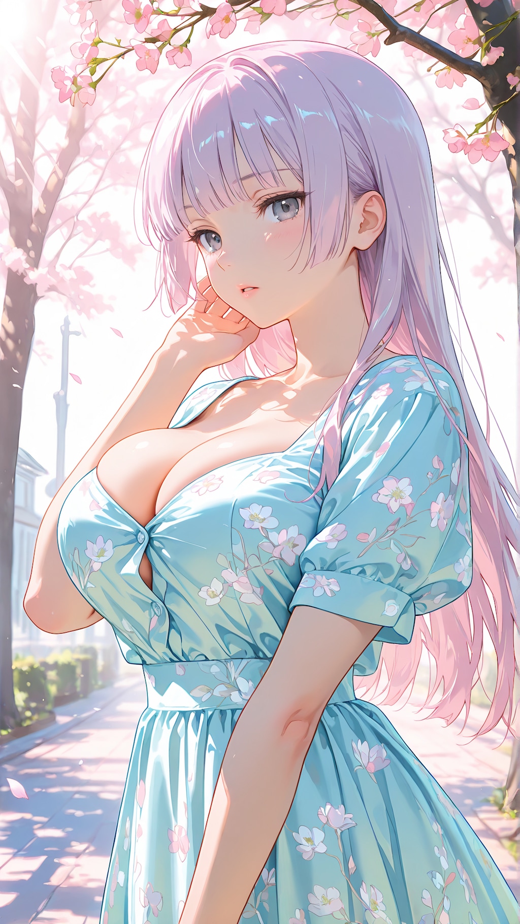 桜とオリキャラちゃん達