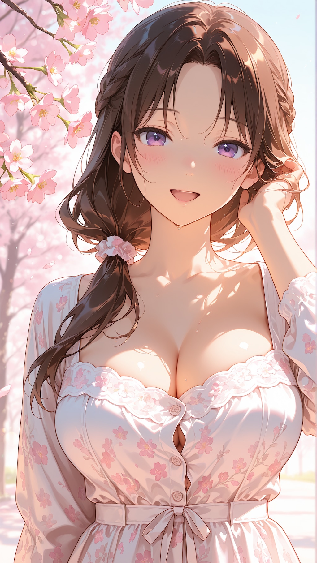 桜とオリキャラちゃん達