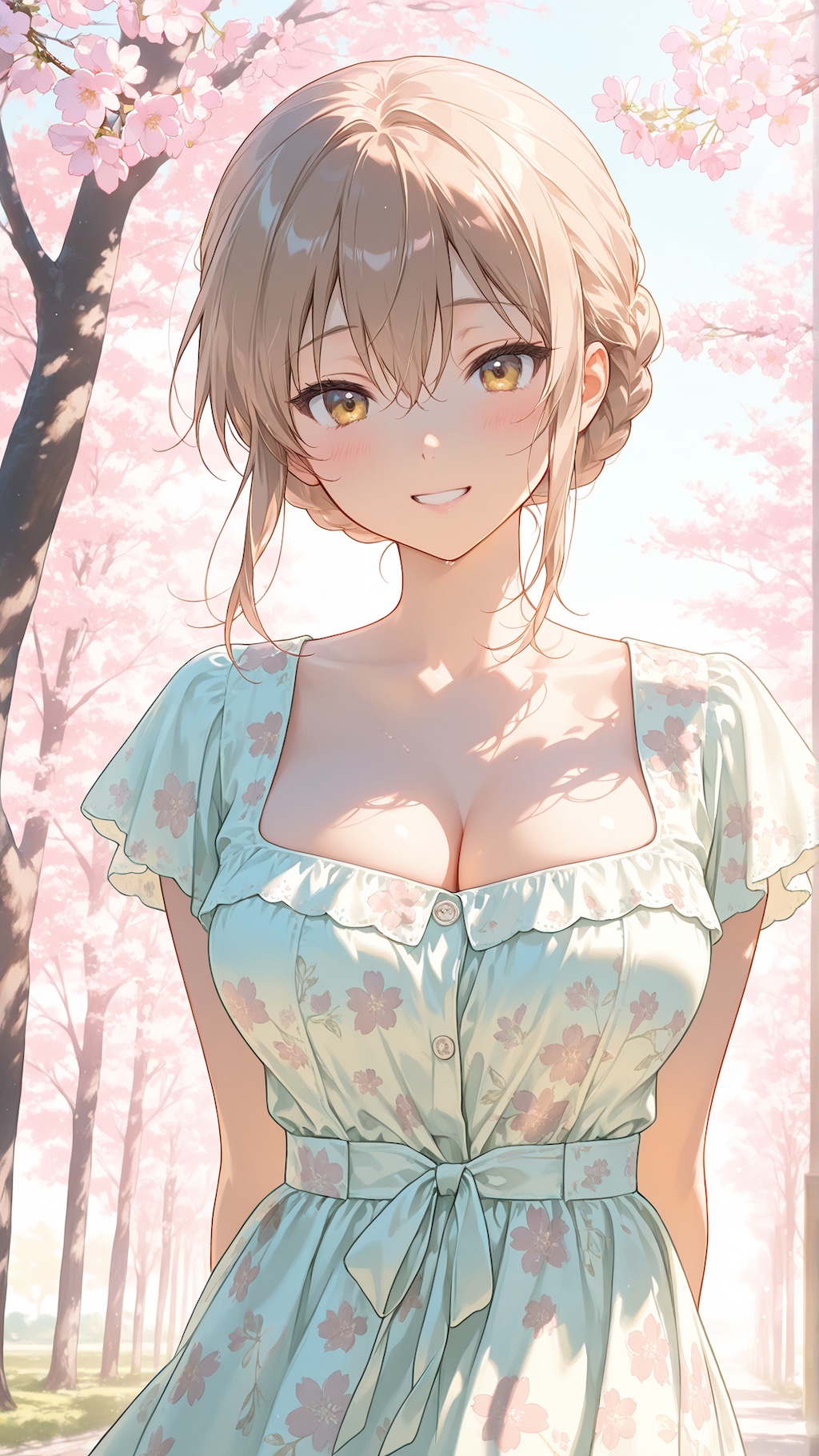 桜とオリキャラちゃん達