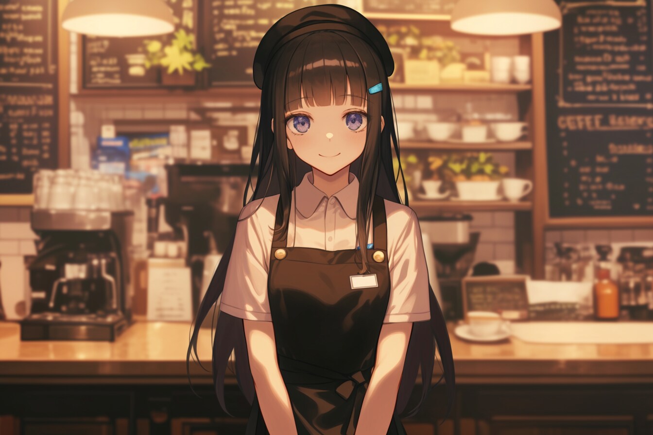 カフェのお姉さん☕✨69 | の人気AIイラスト・グラビア