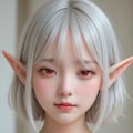 銀髪童顔エルフ 3枚目