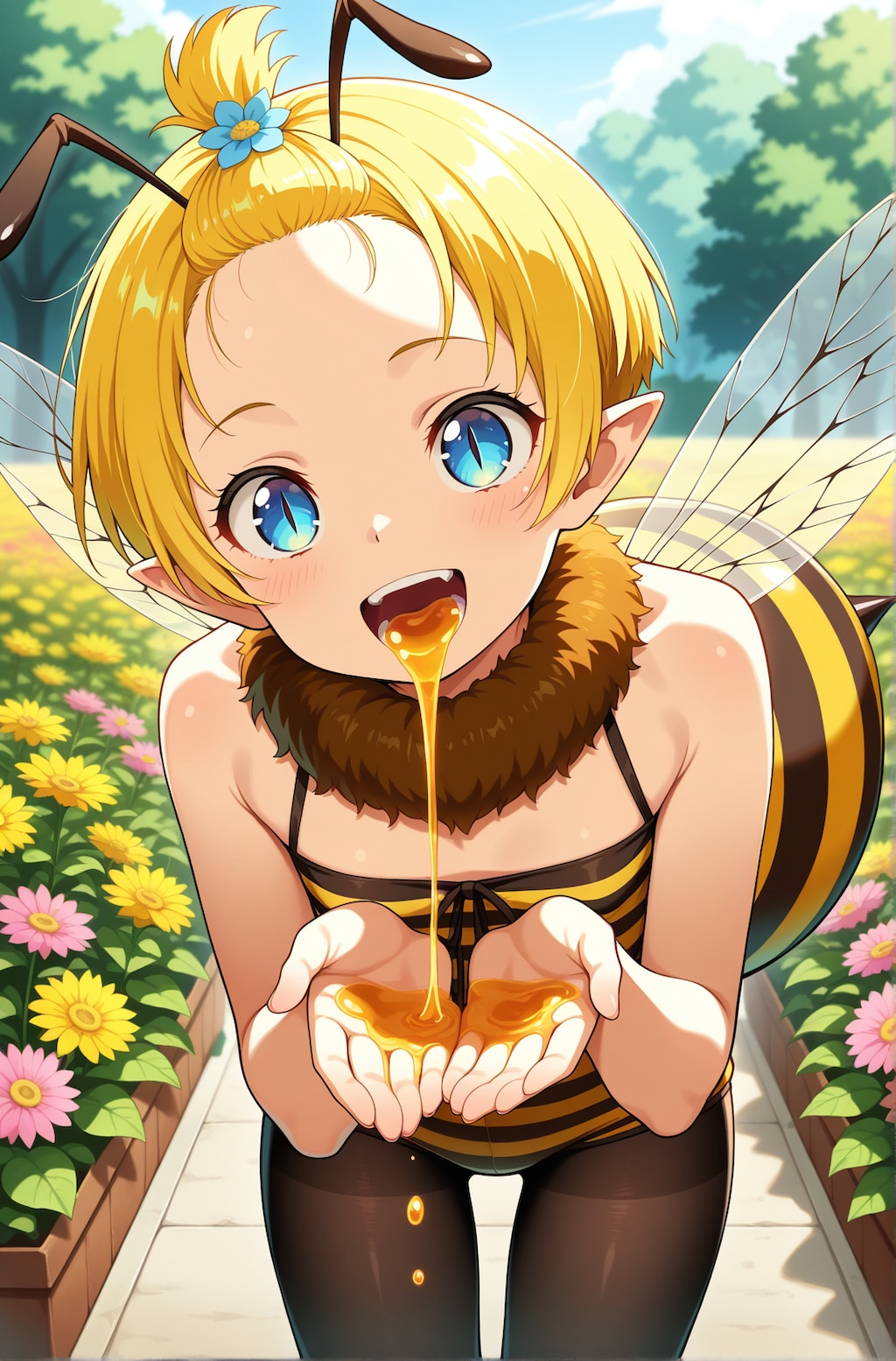 蜜集め