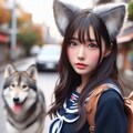 放課後散歩🐺 2枚目