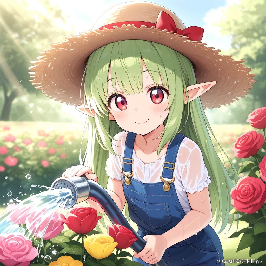 庭師のエルフさん