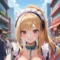 首輪メイドとお出かけ 2枚目