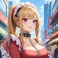首輪メイドとお出かけ 5枚目