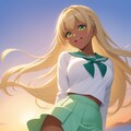 セーラー服でパンチラ 7枚目