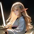 エルフ着物剣士 12枚目