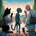 謎の生物との別れ 2枚目
