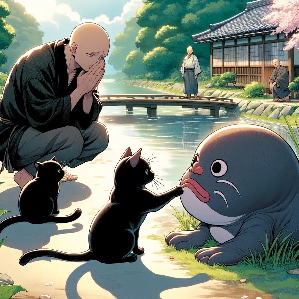 謎の生物との別れ