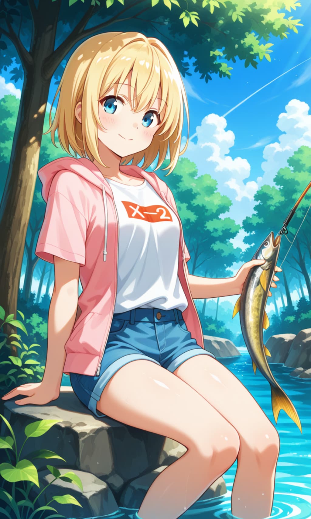 のんびり渓流釣り