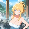 隠れ宿の露天温泉 2枚目