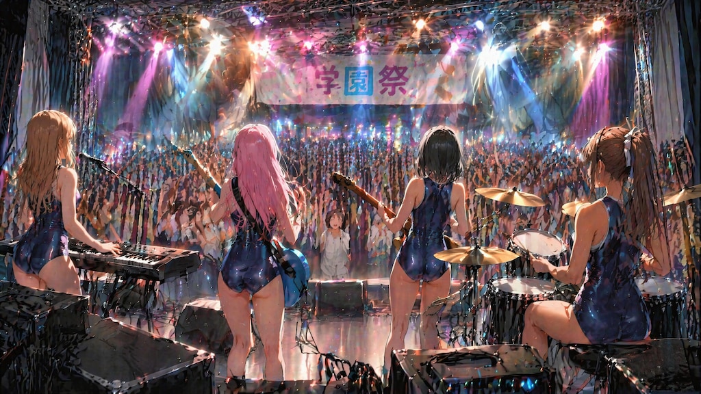 スク水ガールズバンド