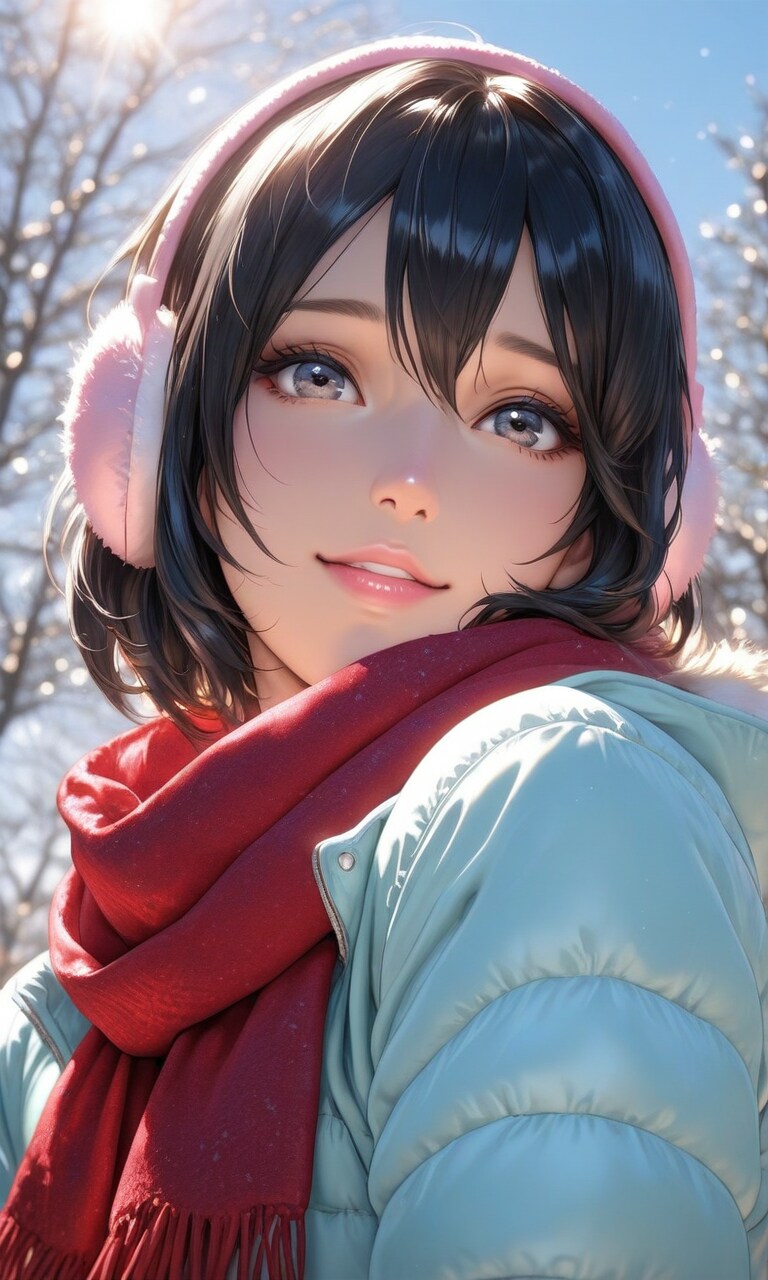 イヤーマフの女の子〈３〉