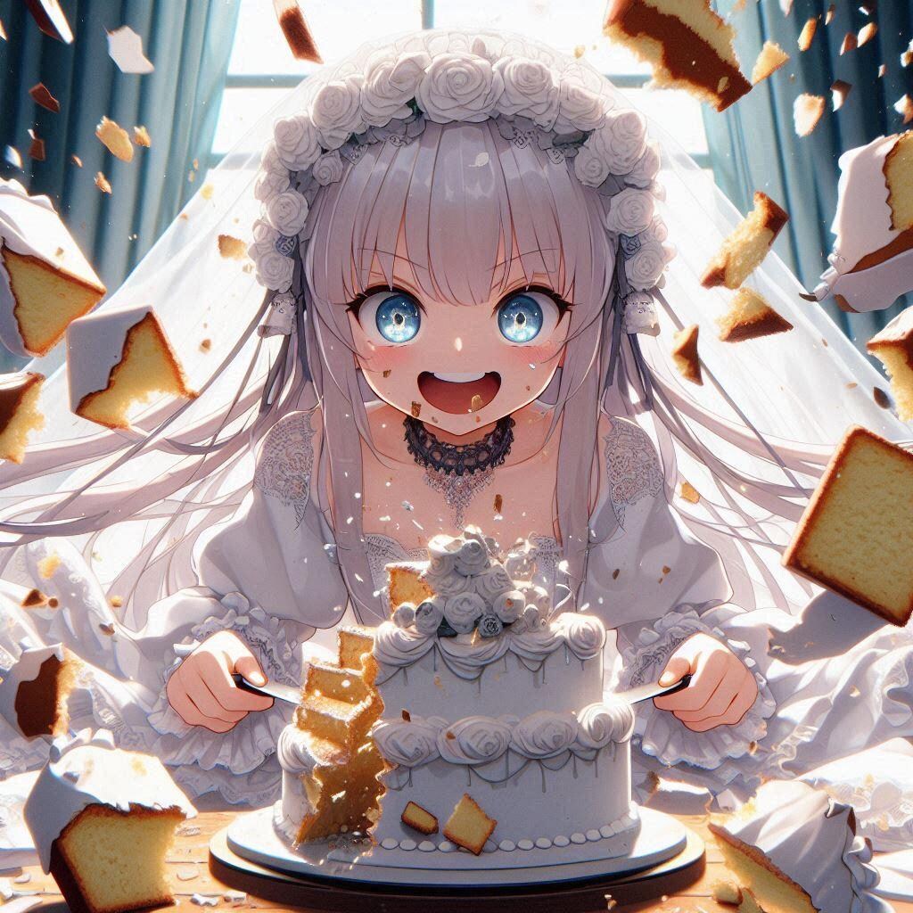 ケーキを爆破するれんしゅう