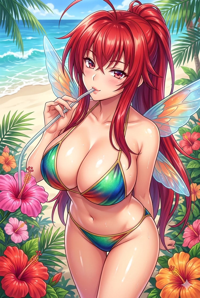 ハチドリ擬人化(リアス増量)